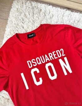 Dsquared2 červené tričko - 3