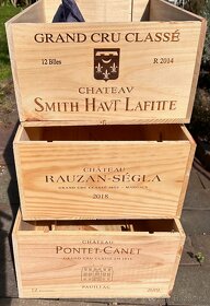 Dřevěné bedny od vína z Bordeaux - 3
