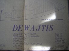 Stavební dokumentace námořní jachty Dewajtis - 3