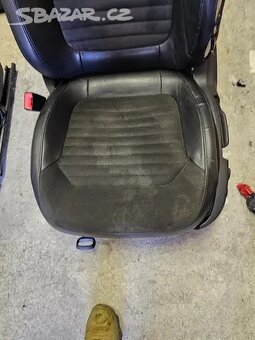 Sedačky sedadla alcantara VW Passat B7 - 3