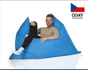 Sedací vak Grazy Shop maxi modrý 144x180 cm. - 3
