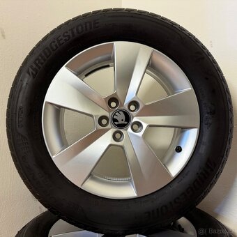 ŠKODA KAMIQ 5x100 R16 ET38+LETNÍ 205/60R16 6,5mm - 3