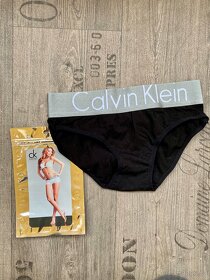 Calvin Klein bílé bavlněné kalhotky, nové - 3
