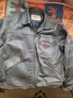 Kožená bunda Harley Davidson L - 3
