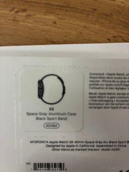Prodám Apple Watch SE (2020), 40 mm, vesmírně šedé - 3
