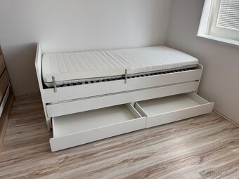 SLÄKT Dětská rozkládací postel s úložným prostorem komplet - 3