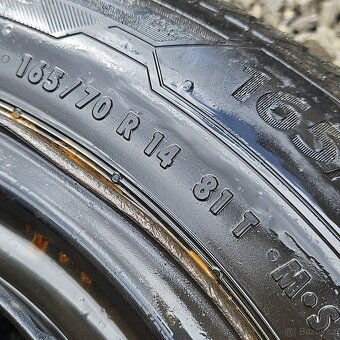 Zimní kola Škoda, VW 165/70/14, 5Jx14 ET35 č. AD07 - 3