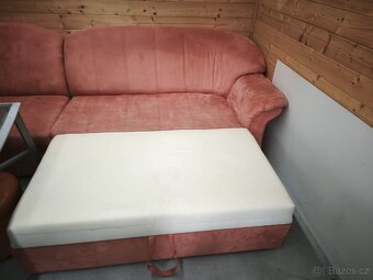 Starší rozkládací sedačka 300cm šířka - 3