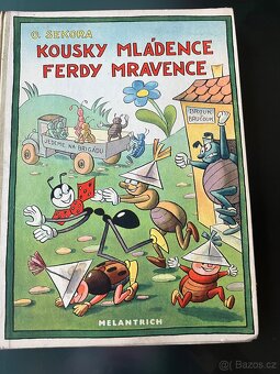 První vydání Ferdy Mravence (1950) + 2 knihy - 3