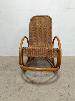 Proutěné houpací křeslo - 3