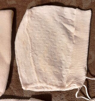 3x retro čepička pro miminko. - 3