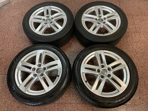 Originalní ALU kola Audi 5x112 r17 letní pneu 5,5mm - 3