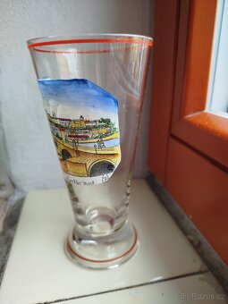 HRADČANY 100% STAV MALOVANÁ UPOMÍNKOVÁ SKLENICE OVÁ - 3