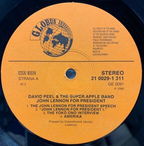 David Peel&The Super Apple Band – John Lennon For President - 3