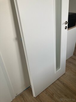 Interiérové dveře Sierra prosklené 80 P fólie bílá - 3