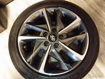 Originál ALU kola Hyundai i30 R17 + letní pneu - 3