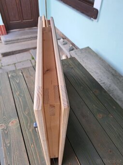 Větrací okénka 2 ks levá 450 mm x 450 mm s obložkami - 3