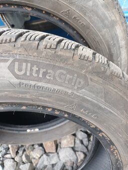 Prodám použité zimní pneumatiky 2ks. Goodyear Ultragrip - 3