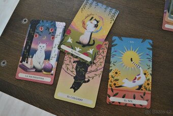 Tarotové karty Gatos Magicos a kniha - 3