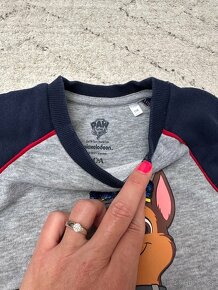 Chlapecká mikina s Tlapkami Paw Patrol vel 116 - 3