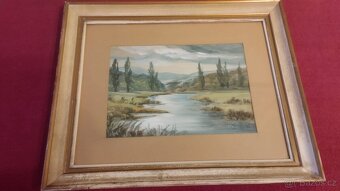 Staré obrazy,hlavně krajinky, - 3