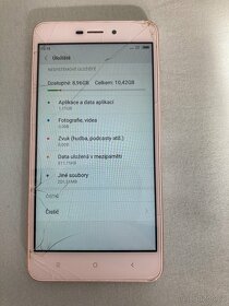 Telefon Xiaomi redmi 4A LTE 16GB/2GB+ folie, poskozeno sklo - 3