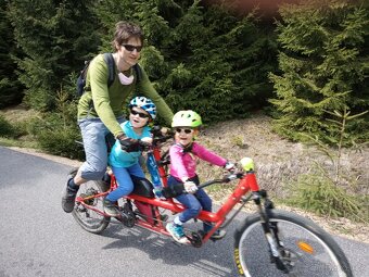 Dětský tandem, elektrické dvojkolo Expediční MTB 2–9 let - 3