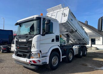 Scania G410 8x4 - třístranný sklápěč - 3
