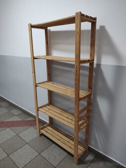 REGÁL DŘEVĚNÝ HEZKÝ STAV - 3