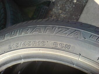 Letní pneu, 215/45/16, Bridgestone Turanza ER 300, 4x - 3