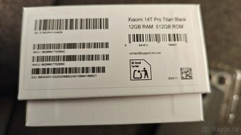 Xiaomi 14t pro Black , 12G /512G - 3