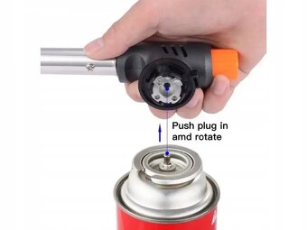2× Plynový hořák + 8ks plynové kartuše 380ml - 3