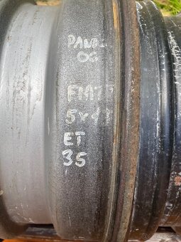 Originální Fiat 4x disk kolo ráfek sada Cema za sadu 500kc - 3