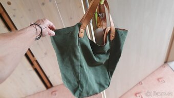 Kožená taška Benetton - 3