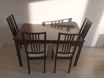 Židle 4x + stůl - 3