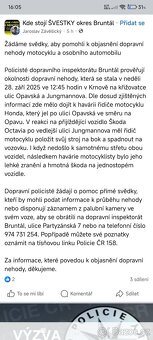 Shanime svedky nehody Honda vs Octavia - 3