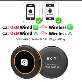Apple CarPlay,Android Auto , bezdrátový modul - 3