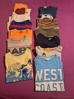 Balík dětského oblečení pro kluka, vel. 116-128,  32 ks - 3