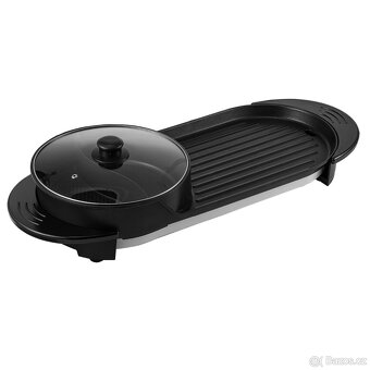 Multifunkční elektrický gril, hrnec 2v1, 2200W - 3