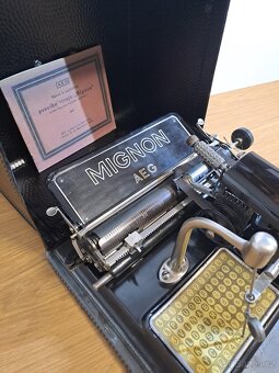 Psací stroj Mignon N'3 - 3