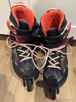 Rostoucí inline brusle vel. 32-35+ chranice - 3