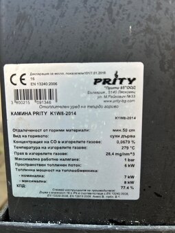 krbová kamna PRITY K1 W8 - 3