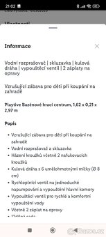 Bazénové hrací centrum, 1,62 x 0,21 x 2,97 m - 3