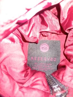 Dívčí zimní bunda kabát Reserved vel.158 - 3
