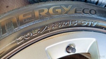 Originální 16" ALU disky AUDI(pneu HANKOOK ENERGY ECO) - 3