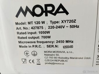 Mikrovlnná trouba Mora - 3