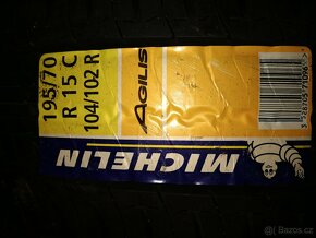 Michelin letní pneu 195/70/15 C - 4 ks - nové - 3