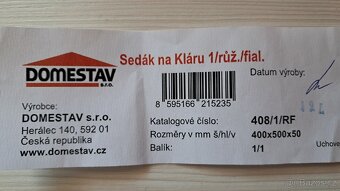 Sedáky na rostoucí židle Domestav Klára 1 - 3