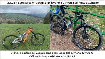 Ukradeno Canyon Strive a Superior XP 979 - 3