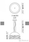 Závěsné svítidlo Studio Italia Design Kelly Medium Dome 60 - 3